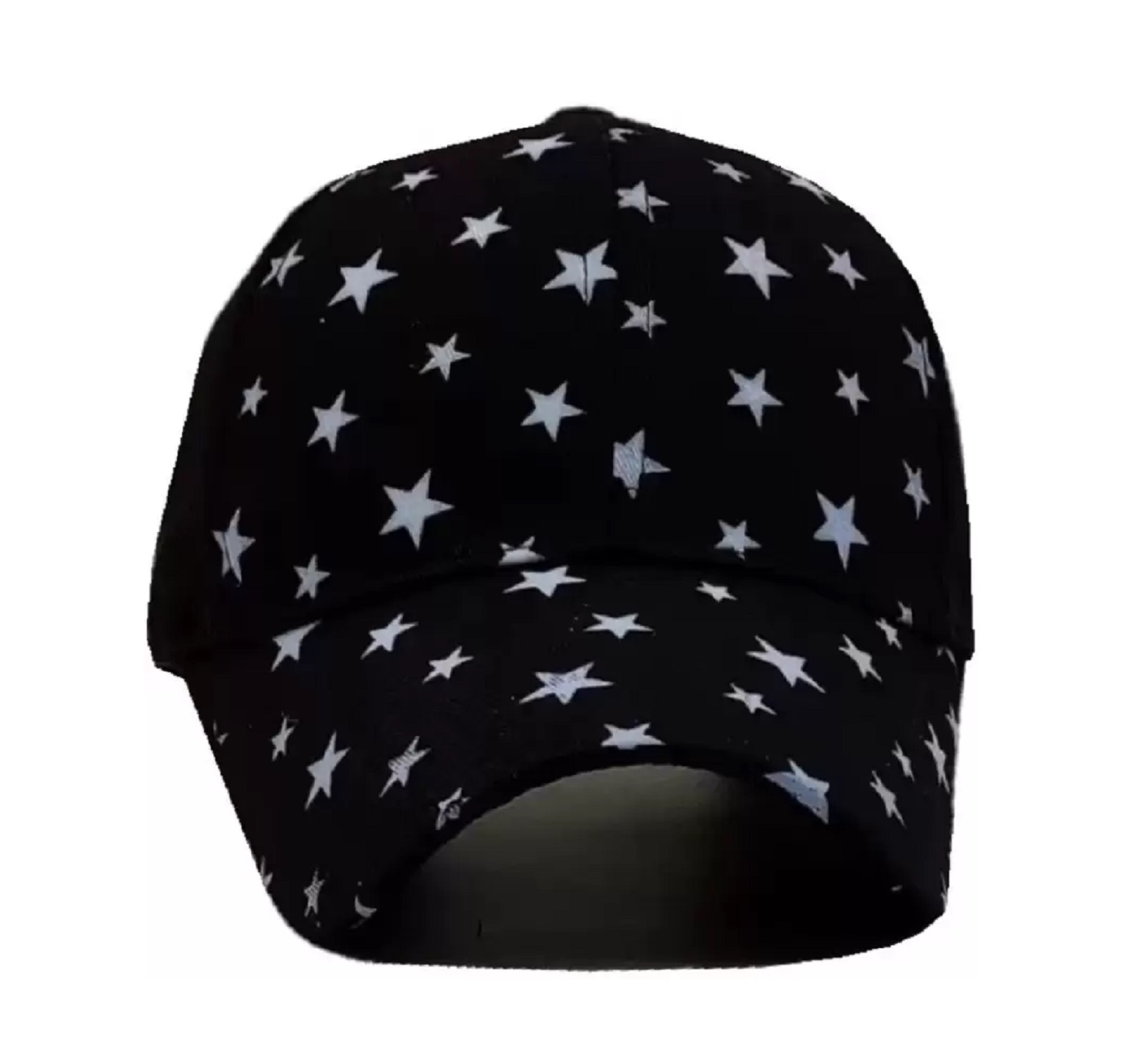 Star Pattren Black And White Color Sports Party Caps