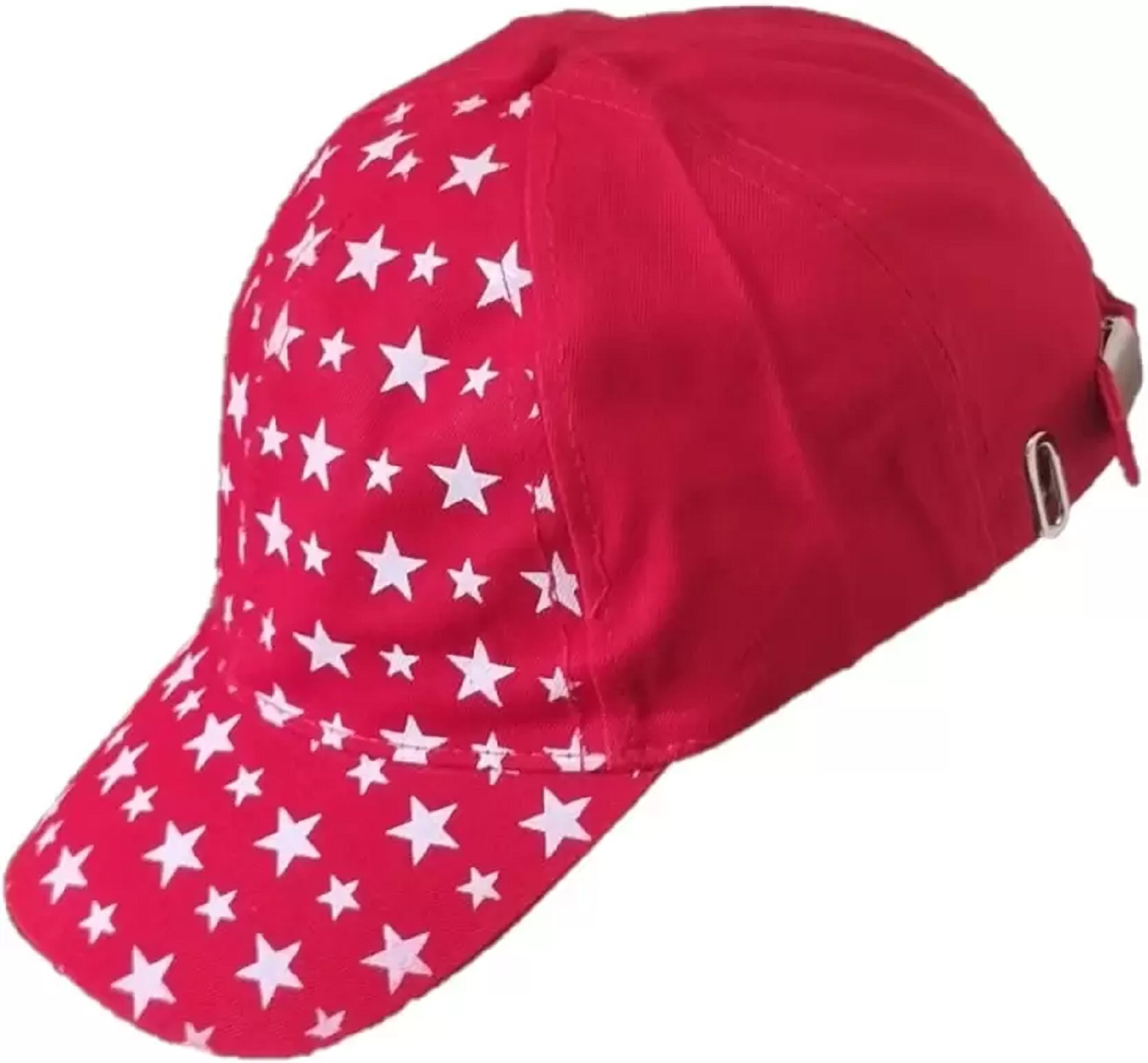 Star Pattren Red And White Color Sports Party Caps