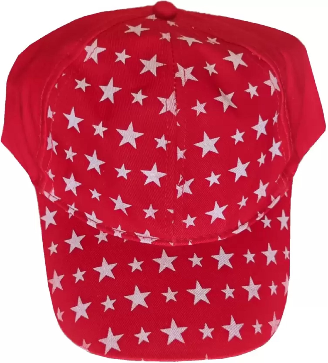 Star Pattren Red And White Color Sports Party Caps