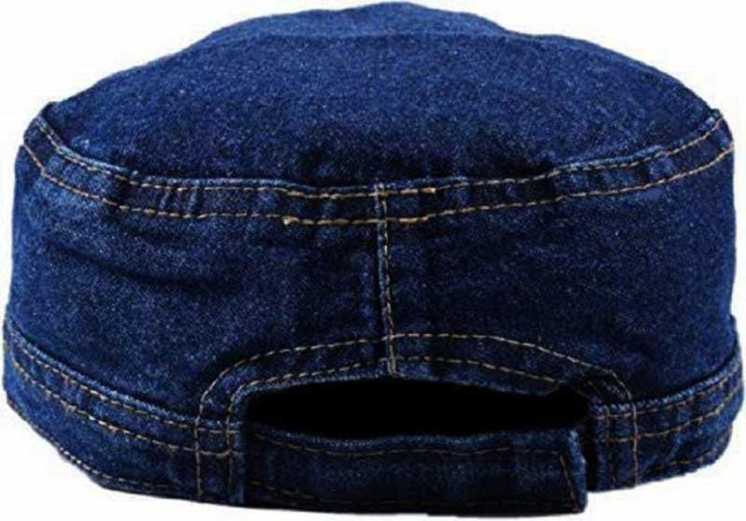 Short Golf Jeans Cap For College  Boys Blue Color