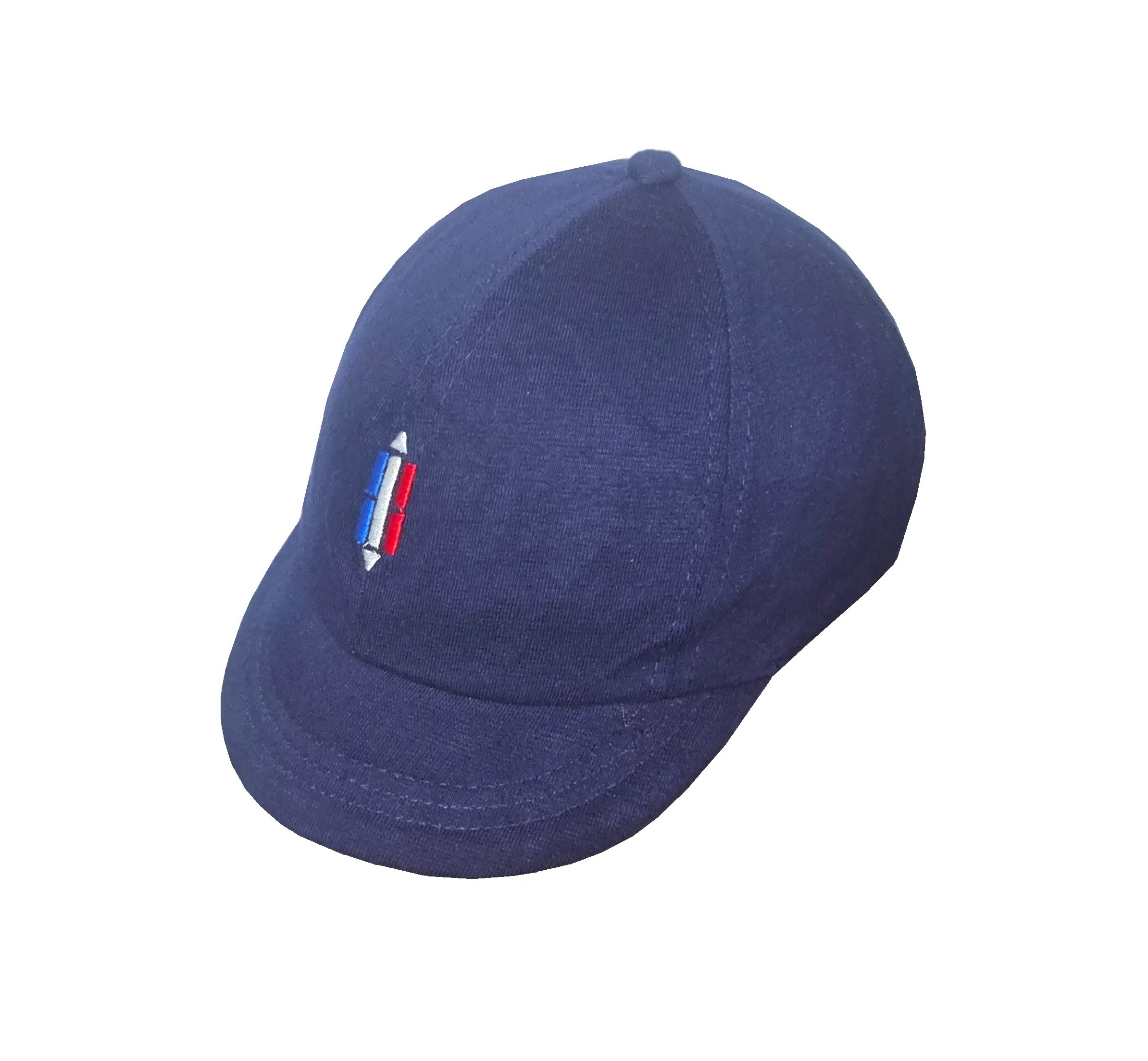 Cotton Short News Boys Style Golf Caps Dark Blue Color