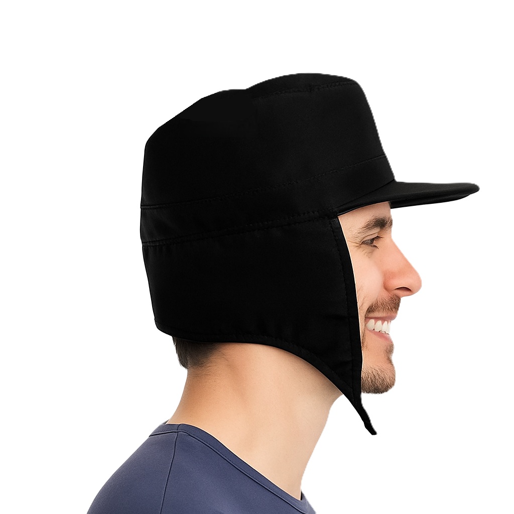 Rain Proof Water Resistance Rainy Caps And Hats Black Color