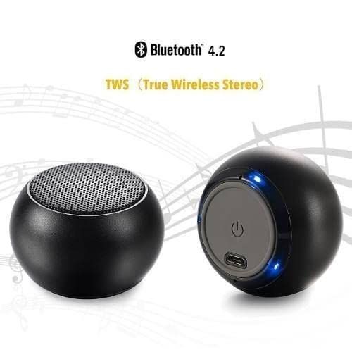Mini Bluetooth Speaker with TWS Pairing | Compact Metal Body & Powerful Sound