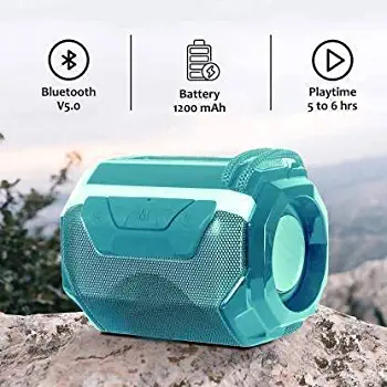 Wireless Bluetooth Speaker with Mic, FM...