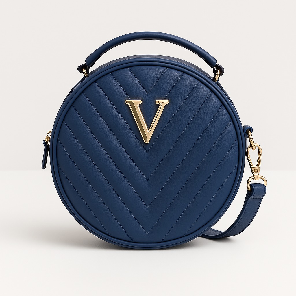 Trendy Sling Bag for Women Quilted Round Shape Crossbody Handbag with Stylish Finish