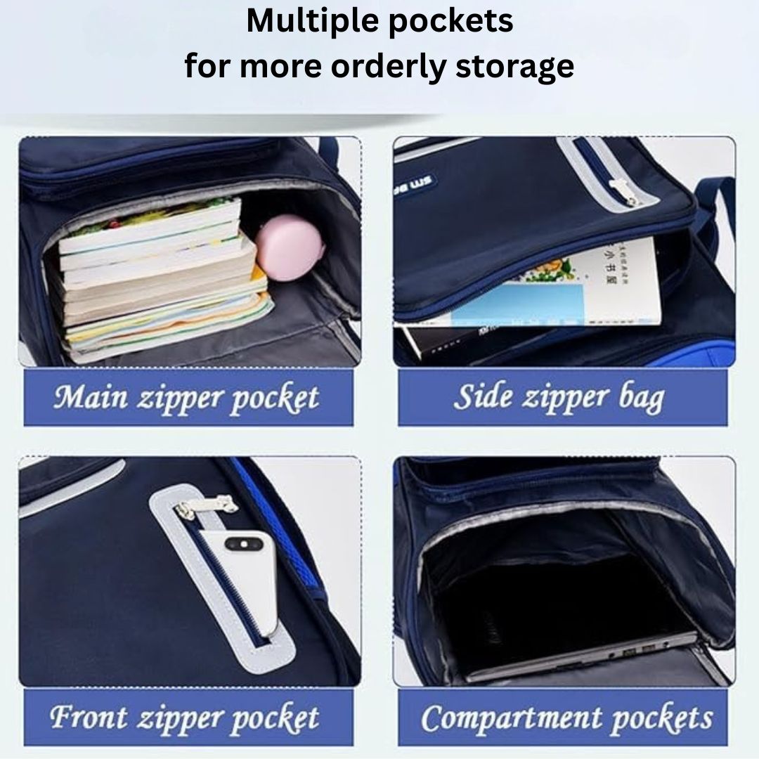 Cute Bear School Bag for Kids Durable Daily Backpack