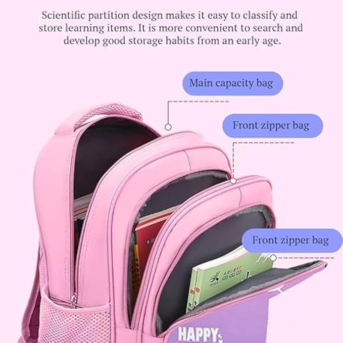 3D Cartoon School Bag for Kids Lightweight Water Resistant