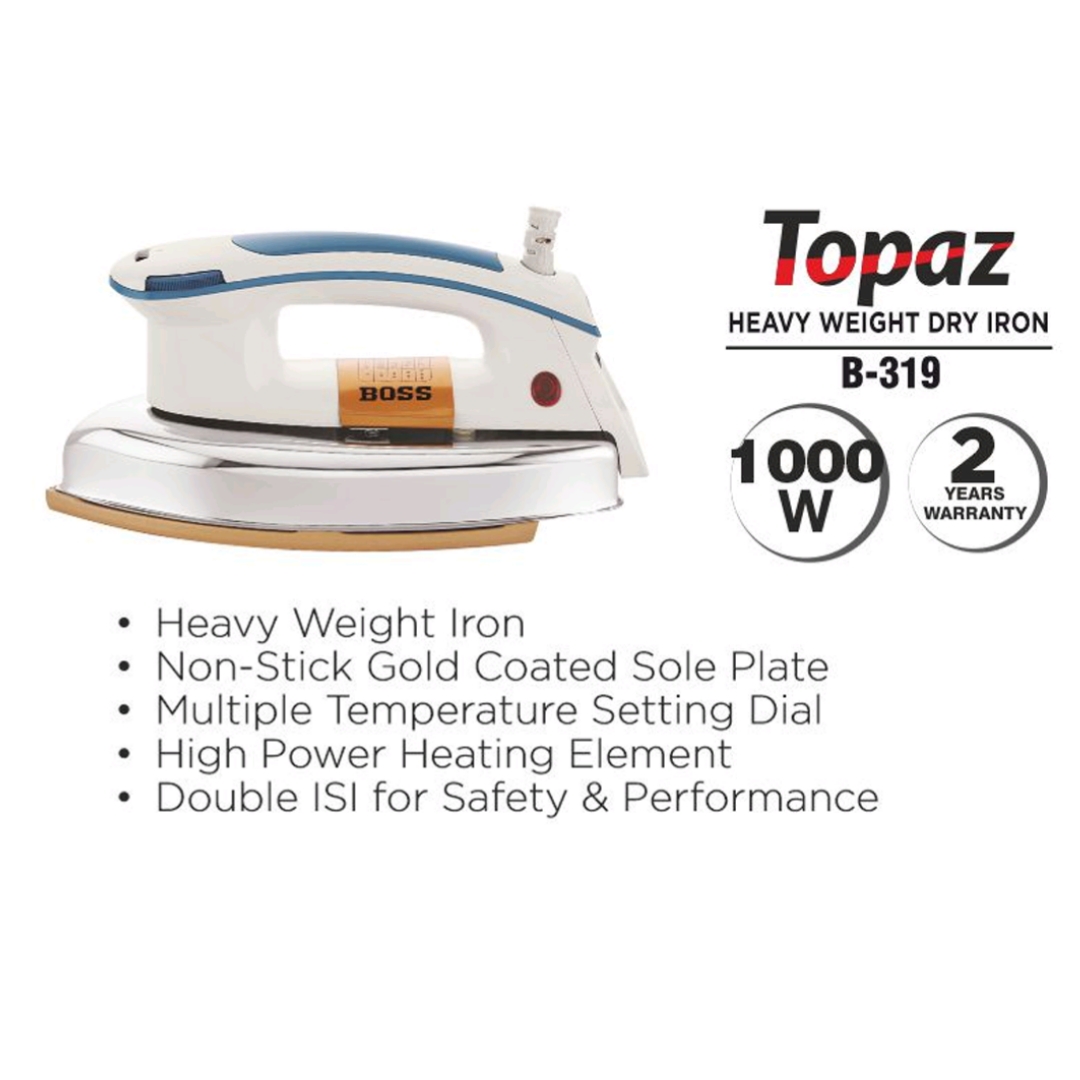 BOSS Topaz Heavy Weight Dry Iron B-319