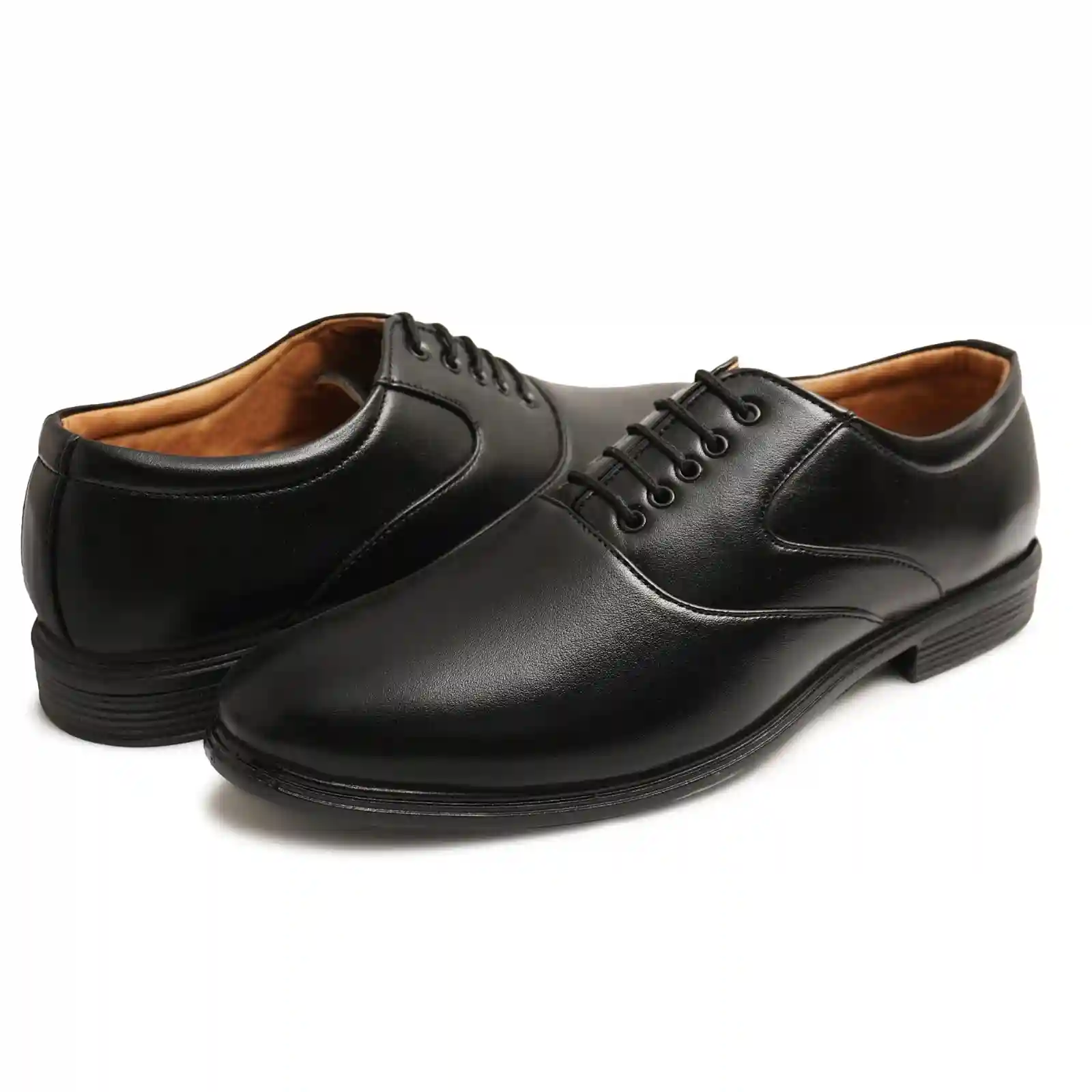 Latest Stylish Men Formal Shoes|Black Derby Shoes|Office Shoes For Men's & Boys - Black