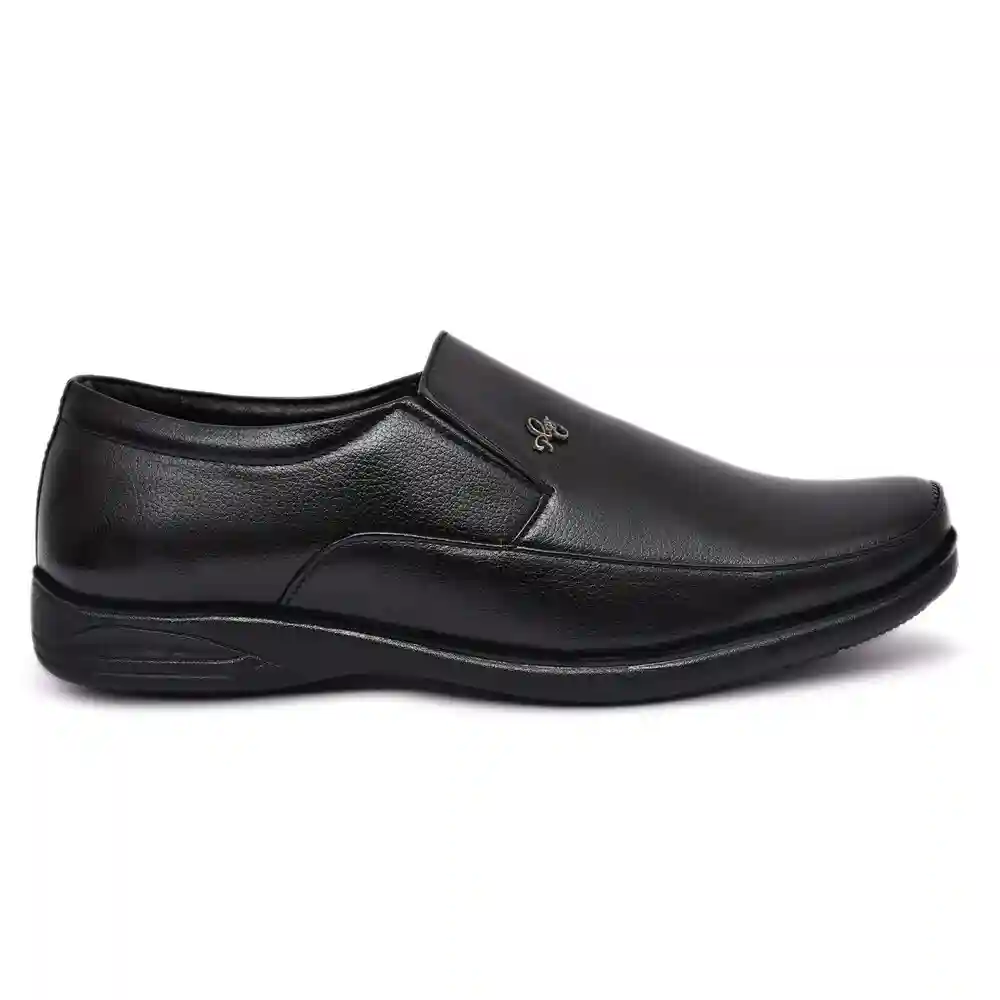 Latest Trendy Men Formal Shoes|Black Moccasin Shoes|Office Shoes For Men's & Boys-MOCCASIN05-BLK