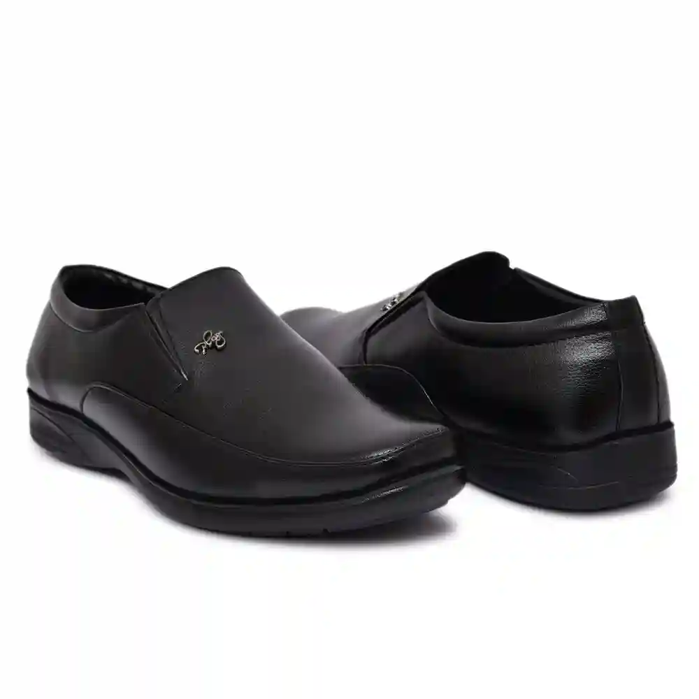 Latest Trendy Men Formal Shoes|Black Moccasin Shoes|Office Shoes For Men's & Boys-MOCCASIN05-BLK
