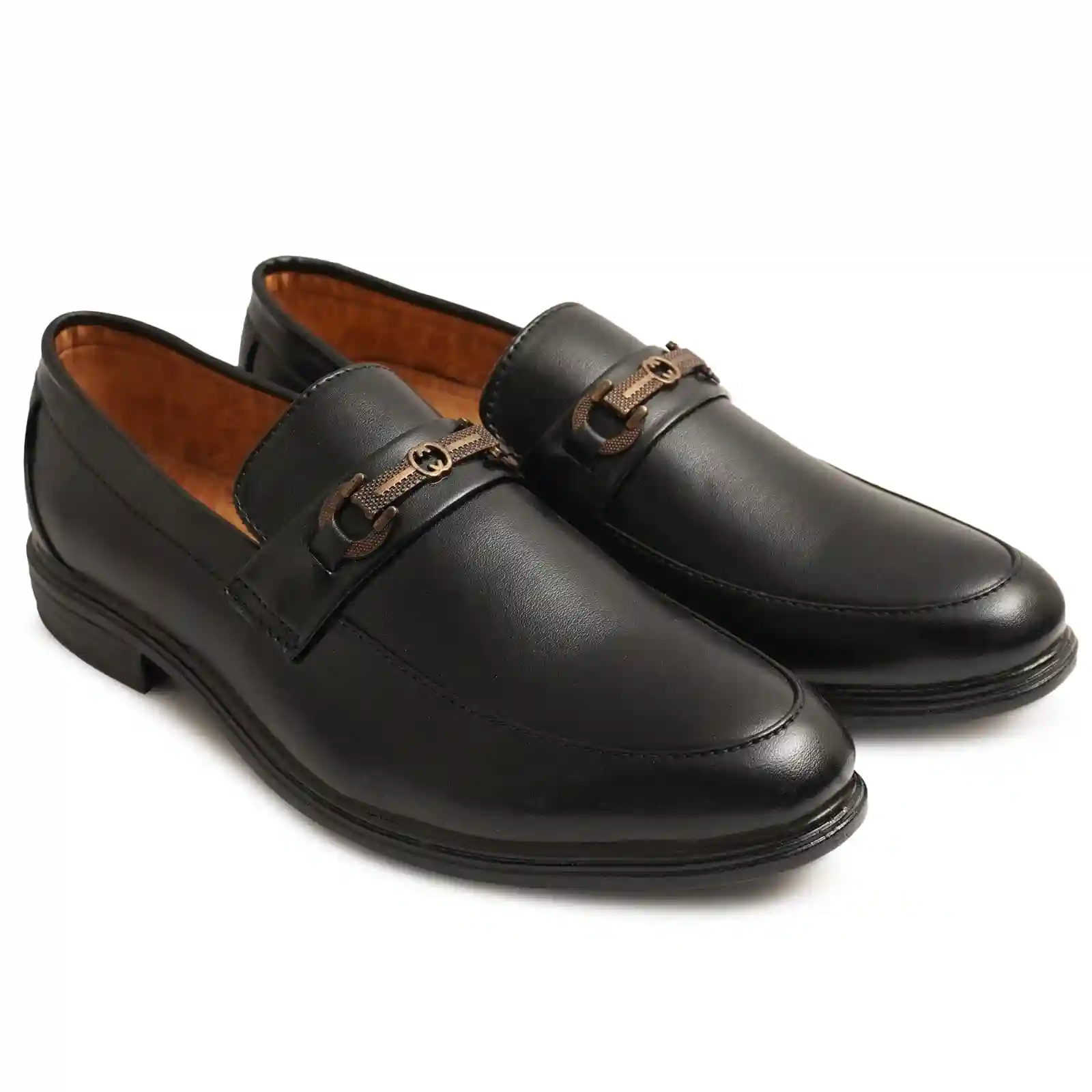 Latest Trendy Men Formal Shoes|Black Moccasin Shoes|Office Shoes For Men's & Boys-MOCCASIN08-TAN