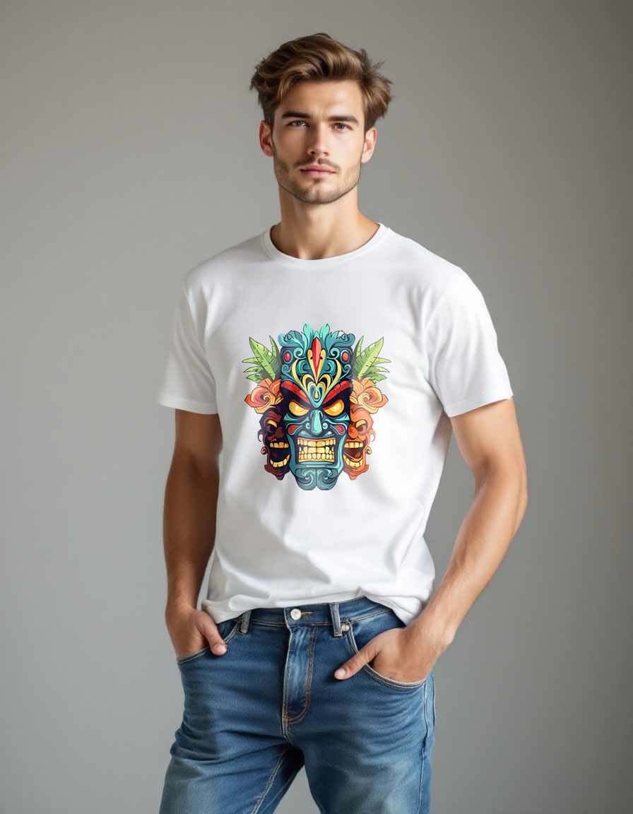 Premium Cotton T-Shirts with Bold Graphi...