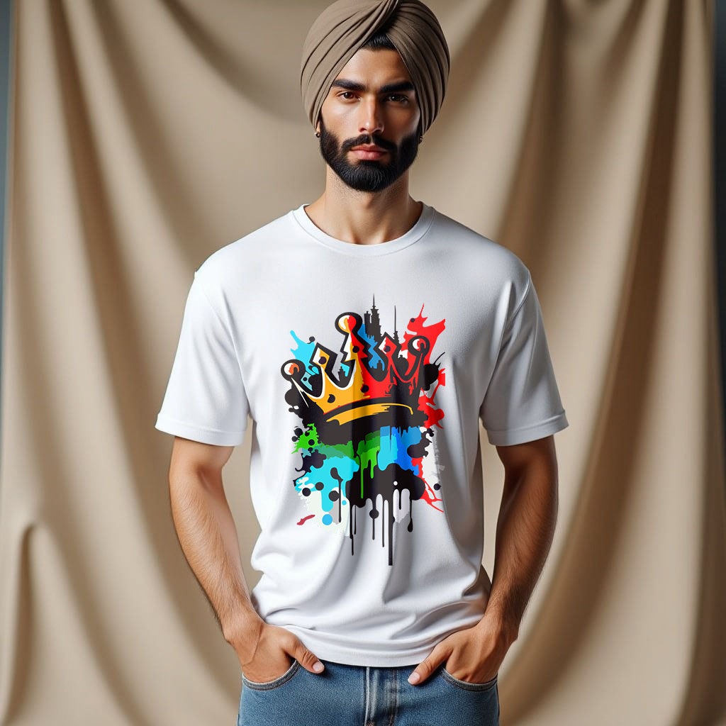 Premium Cotton T-Shirts with Bold Graphi...