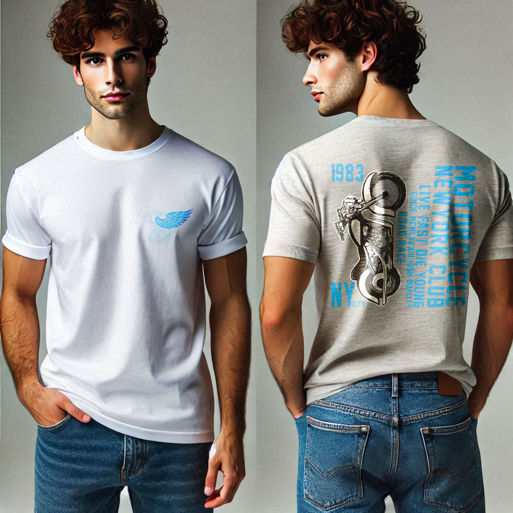 Premium Cotton T-Shirts with Bold Graphi...