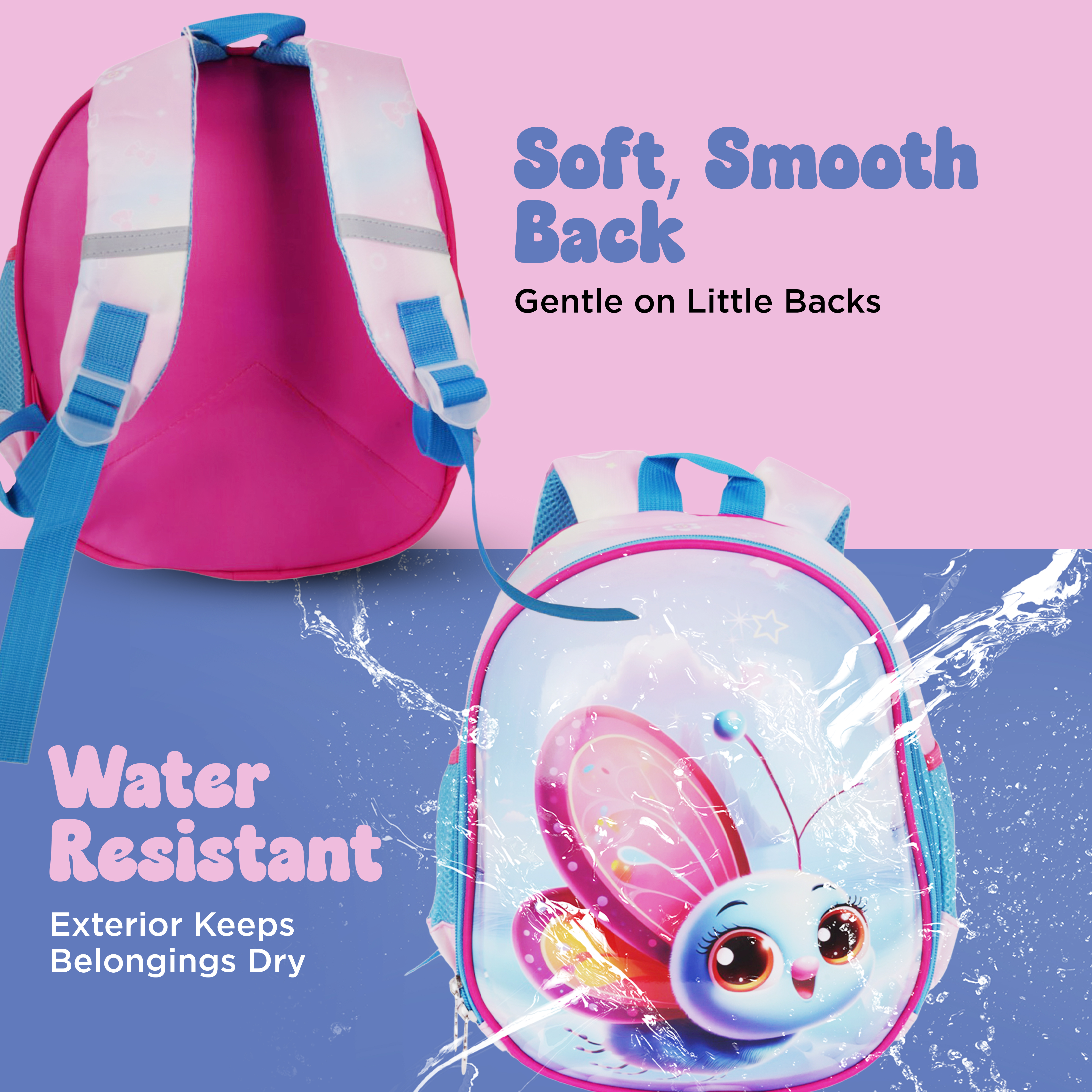 Hard Shell Cartoon School Backpack for Kids Durable Design