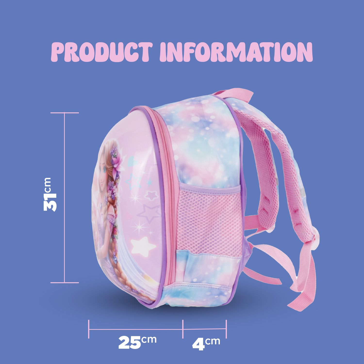 Hard Shell School Bag for Kids Durable Cartoon Backpack