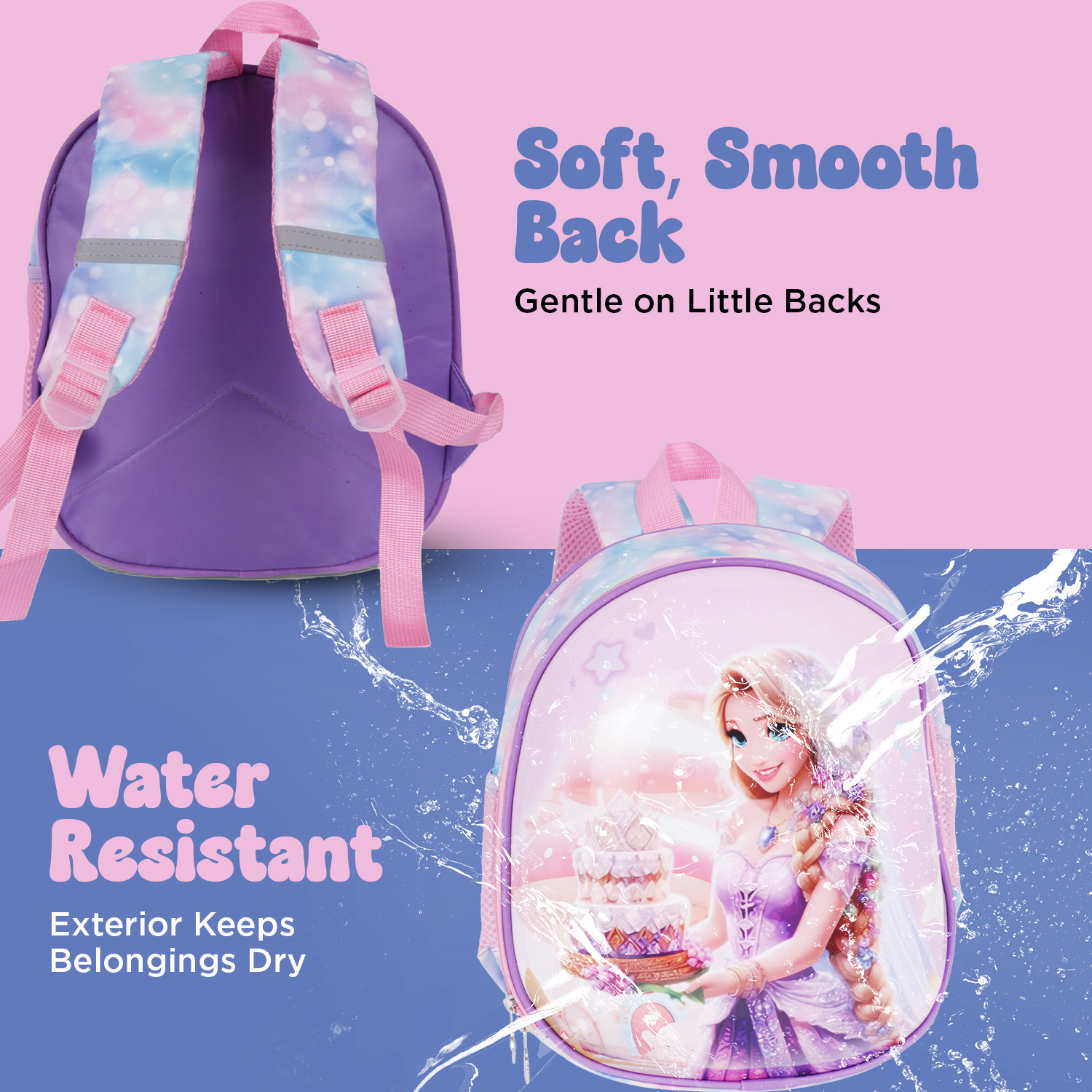 Hard Shell School Bag for Kids Durable Cartoon Backpack