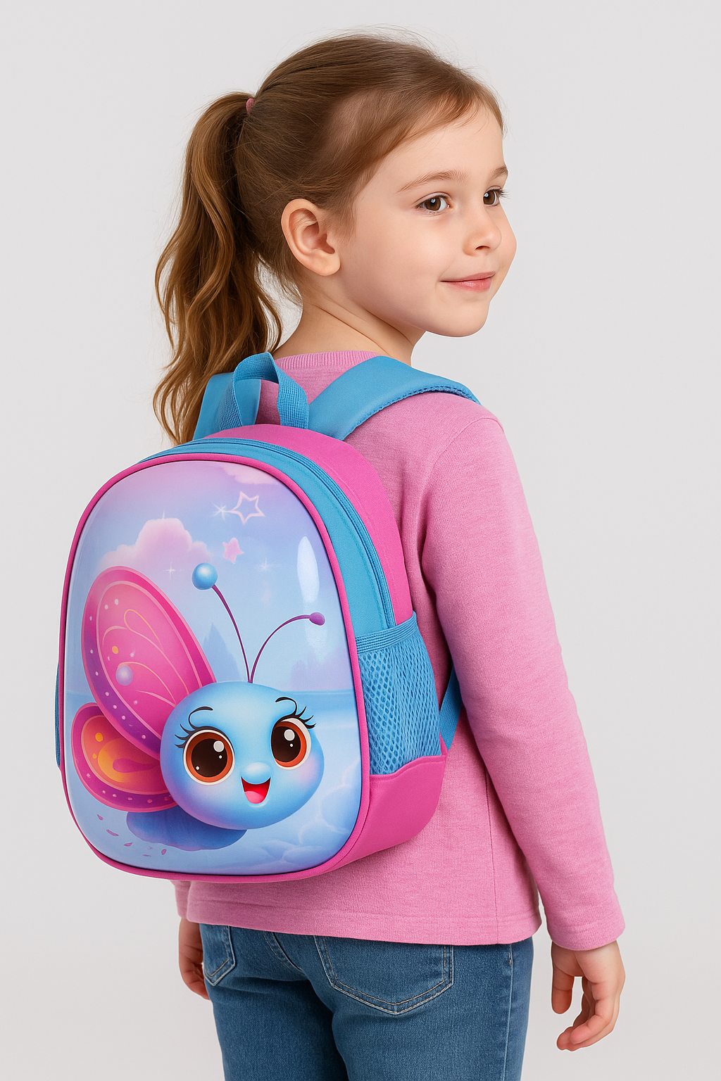 Kids Hard Shell School Backpack Cartoon...