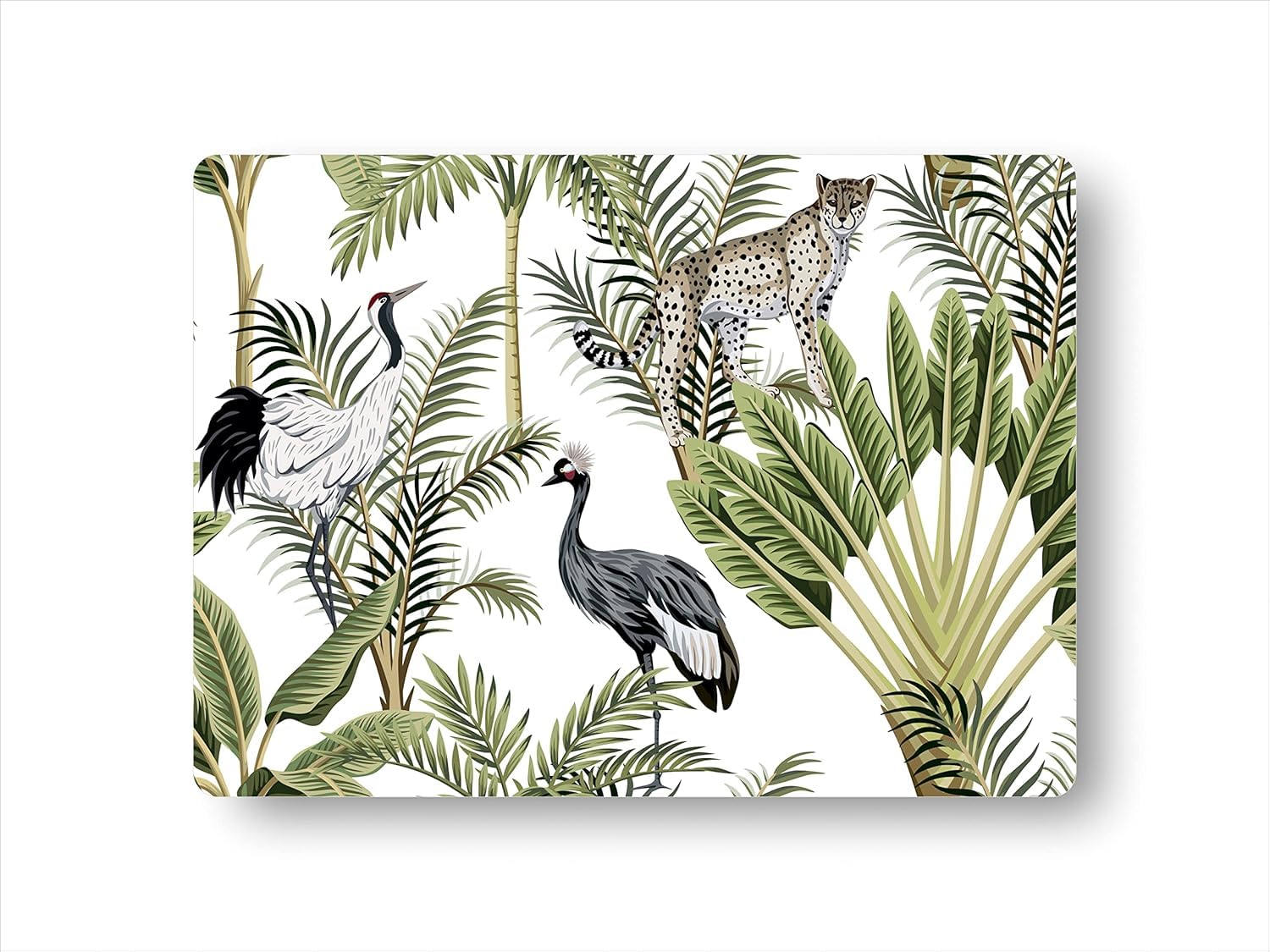 Handmade Wooden MDF Place mats Design Premium Printed of 4 Piece Dining Tablemat, Heat/Water Resistant Rectangular Placemats Size. 38 X 28 Centimeters