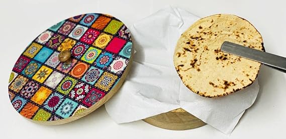 Wooden Chapati Casserole Hot Box