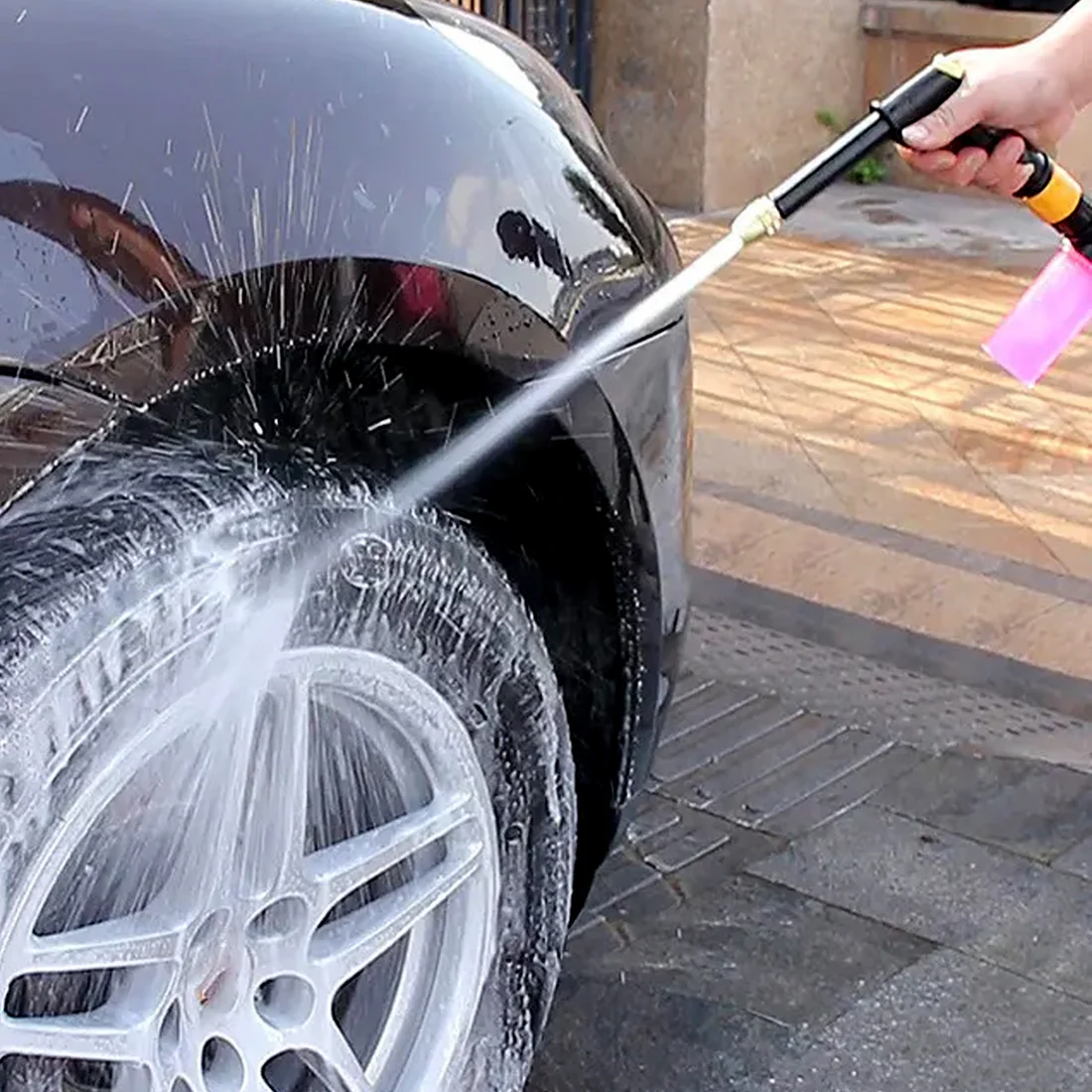 Brass Water Spray Gun for Car Wash Gardening