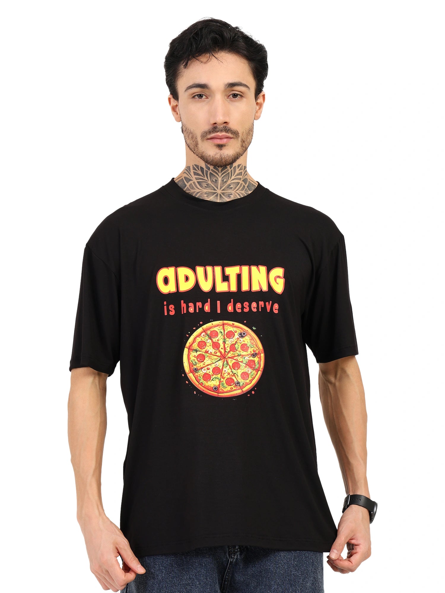 Men Oversized Bamboo T-Shirt – Soft, Breathable & Sustainable