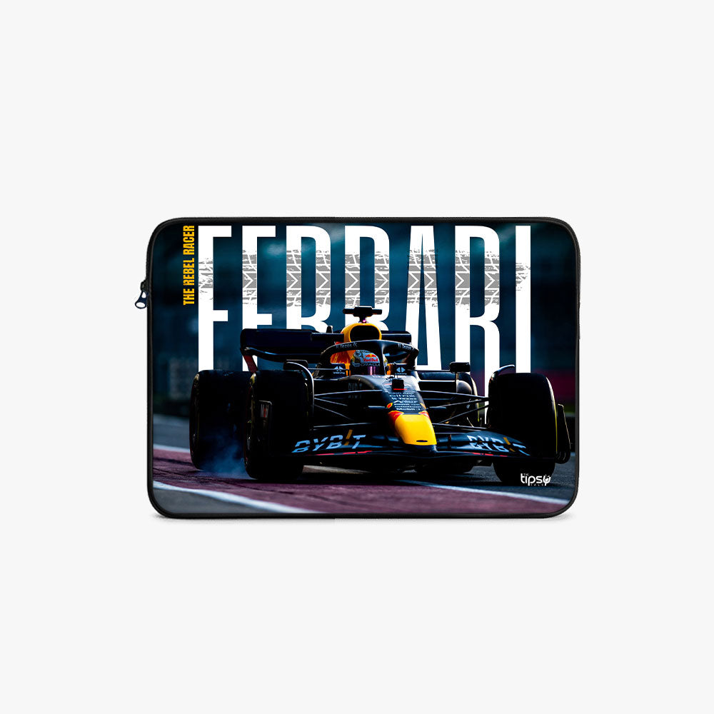 "THE REBEL RACER - FERRARI" Laptop Sleev...