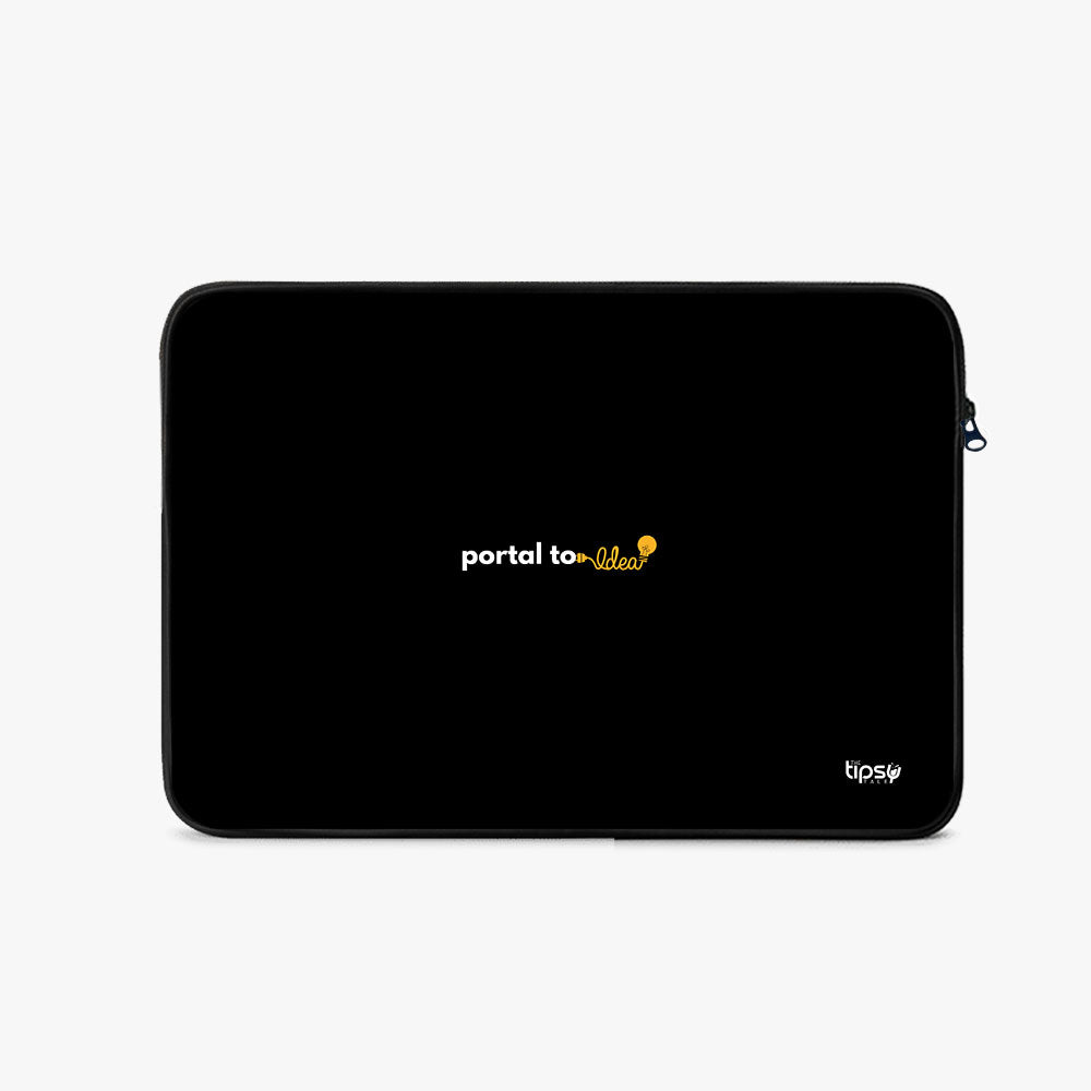 "PORTAL TO IDEAS!" Laptop Sleeves:Bold M...