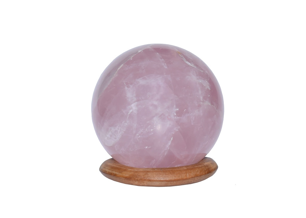 Original Rose Quartz Healing Ball for Love Compassion and Emotions