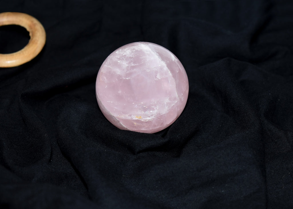 Original Rose Quartz Healing Ball for Love Compassion and Emotions