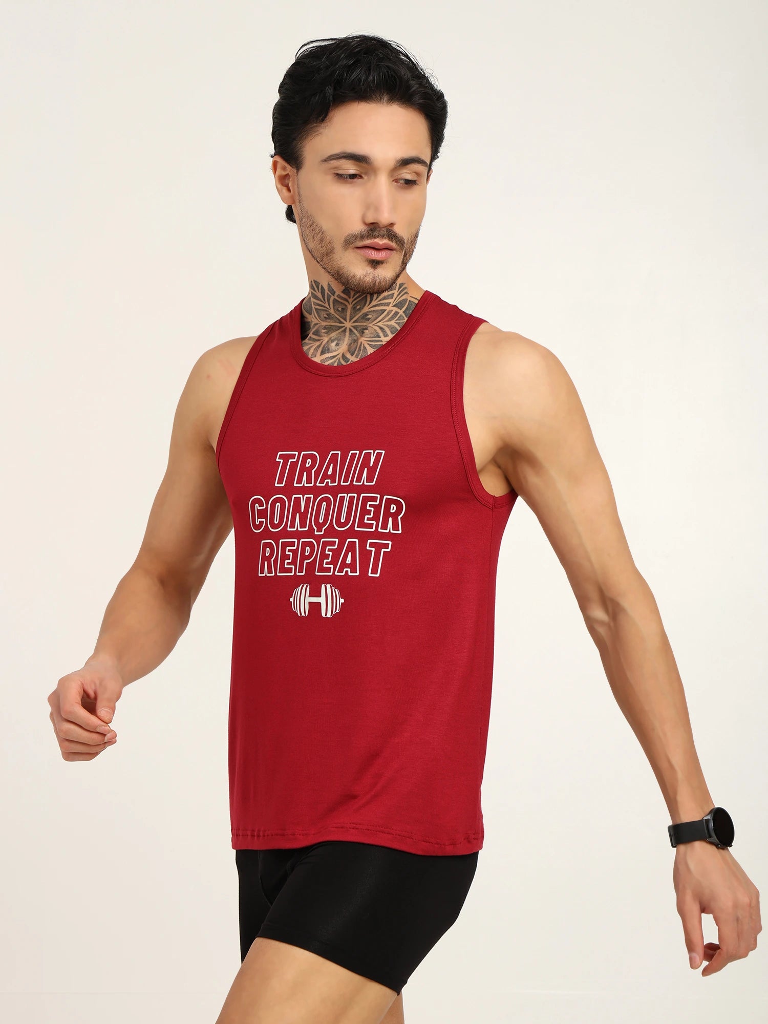 Men's Bamboo Fabric Workout Gym Vest