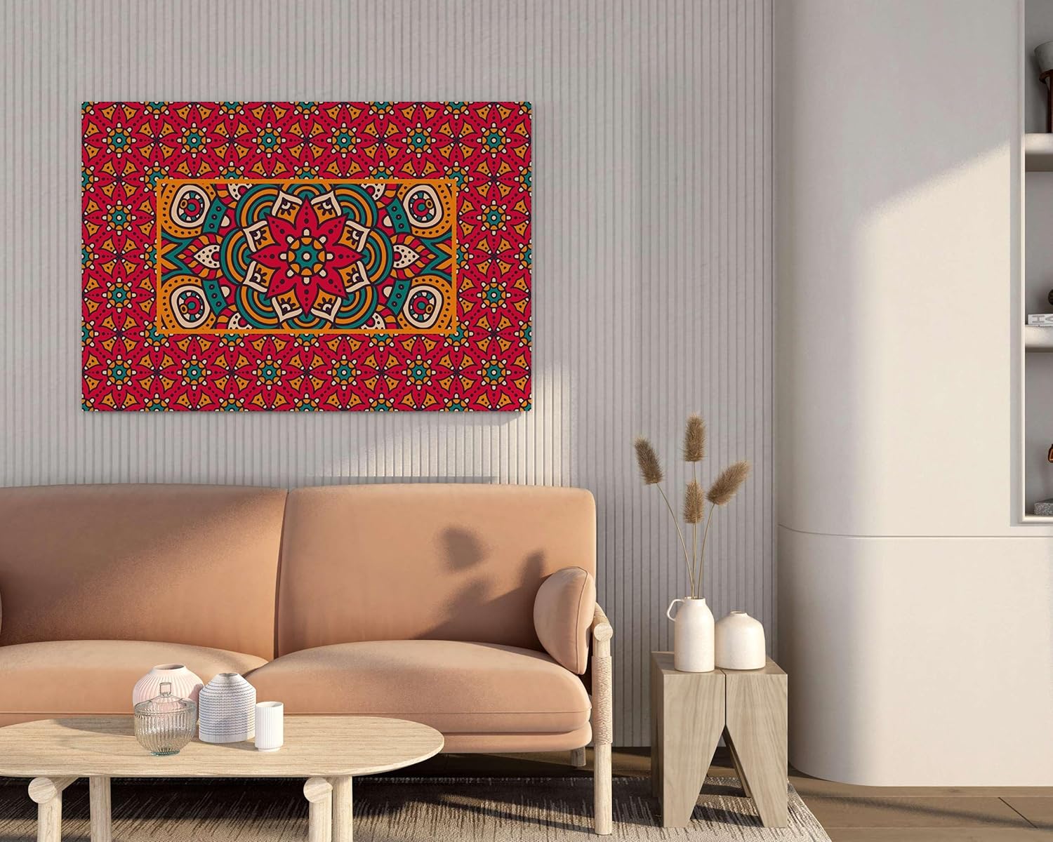 Mandala Art Framed Canvas Painting for Living Room