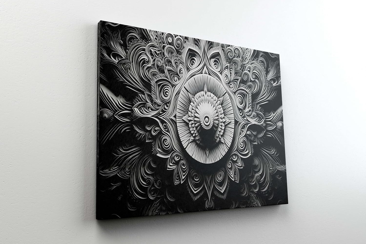 Mandala Art Painting For Wall Decoration With Frame Canvas Painting