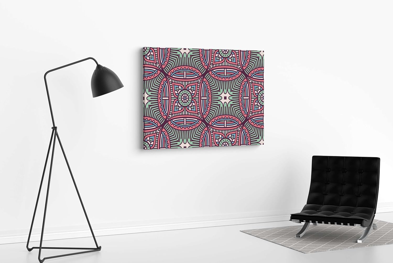 Mandala Art Painting For Wall Decoration With Frame Canvas Painting