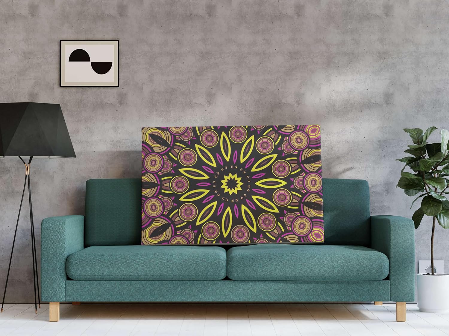 Mandala Art Painting For Wall Decoration With Frame Canvas Painting