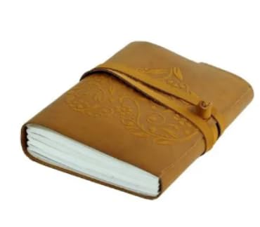 Leather Journal Antique String Closure Handmade Travel Diary
