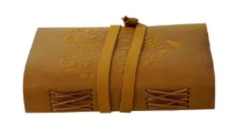 Leather Journal Antique String Closure Handmade Travel Diary