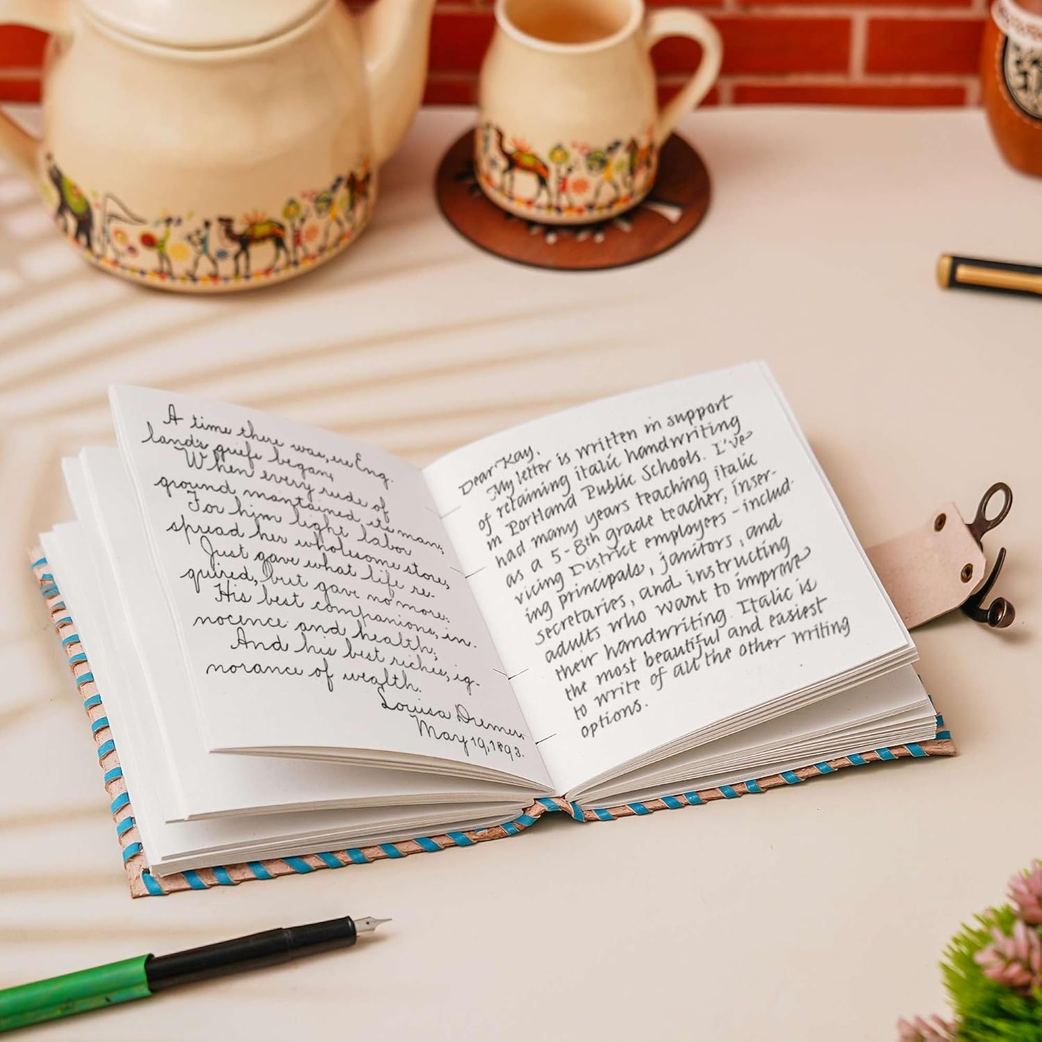 Vintage Handmade Genuine Leather Diary Journal Premium Design