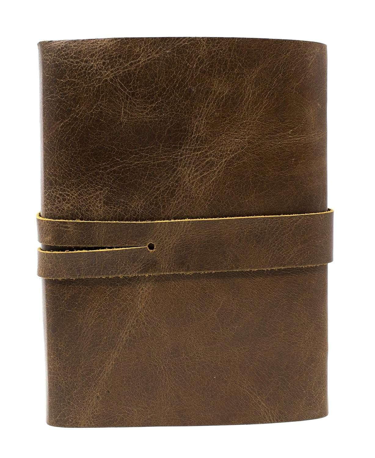 Leather Journal with Antique String Closure Handmade 200 Pages