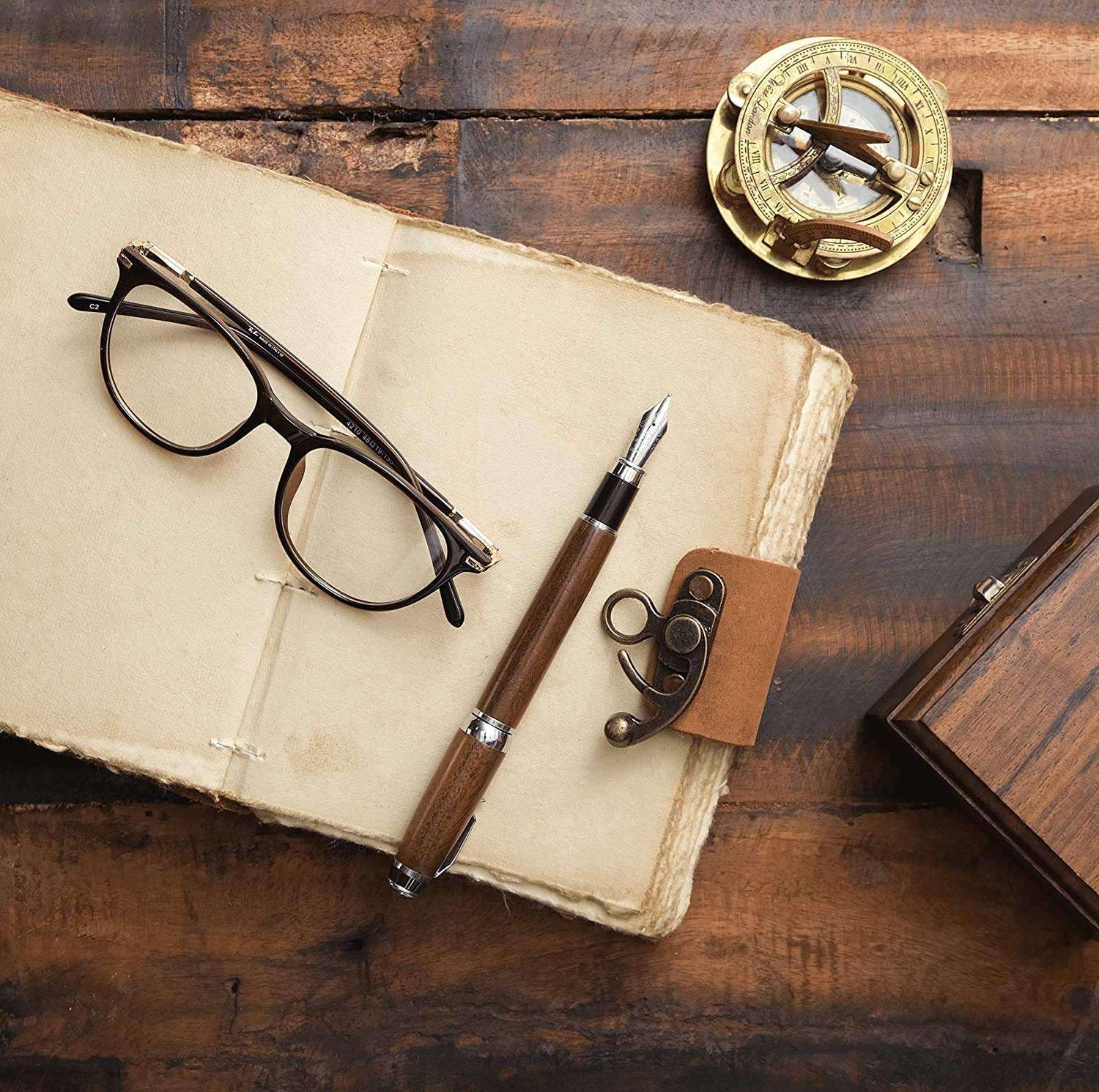 Genuine Leather Diary Handmade – Deckle Edge 200 Pages