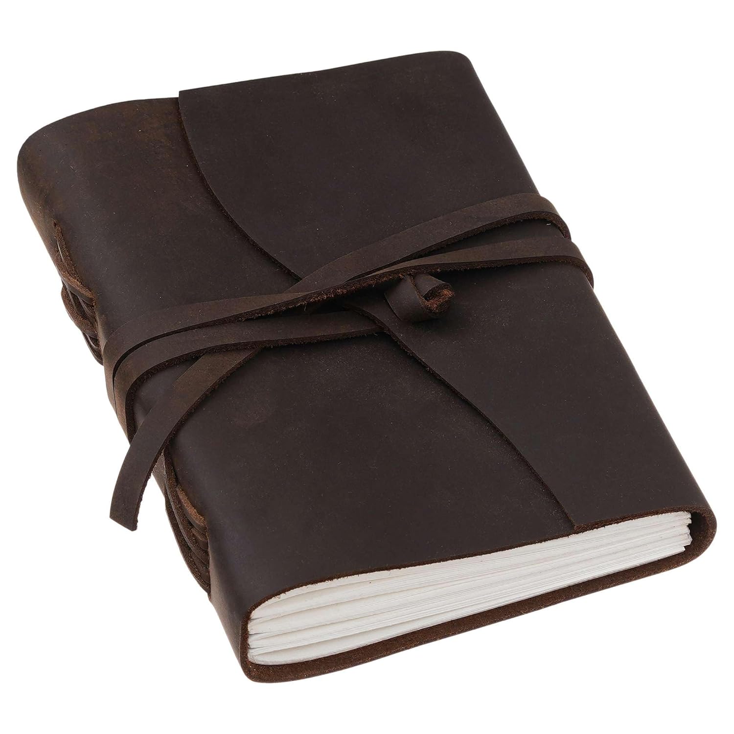 Vintage Handmade Genuine Leather Diary Journal for Daily Writing