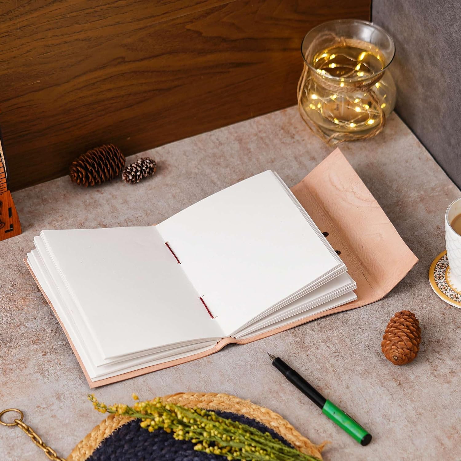 Vintage Handmade Genuine Leather Diary Journal – Travel Notebook