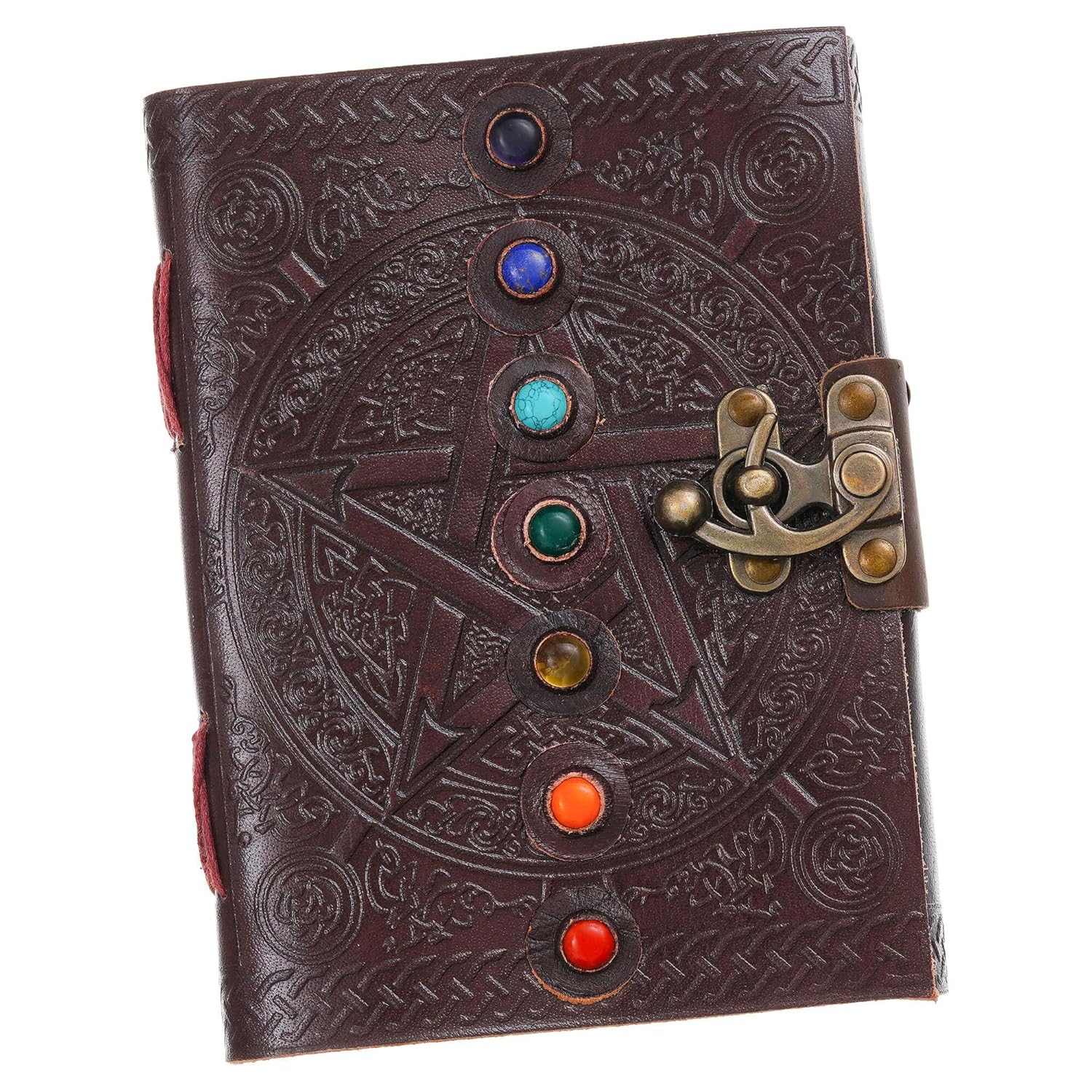 Vintage Handmade Genuine Leather Diary Journal – 200 Unruled Pages