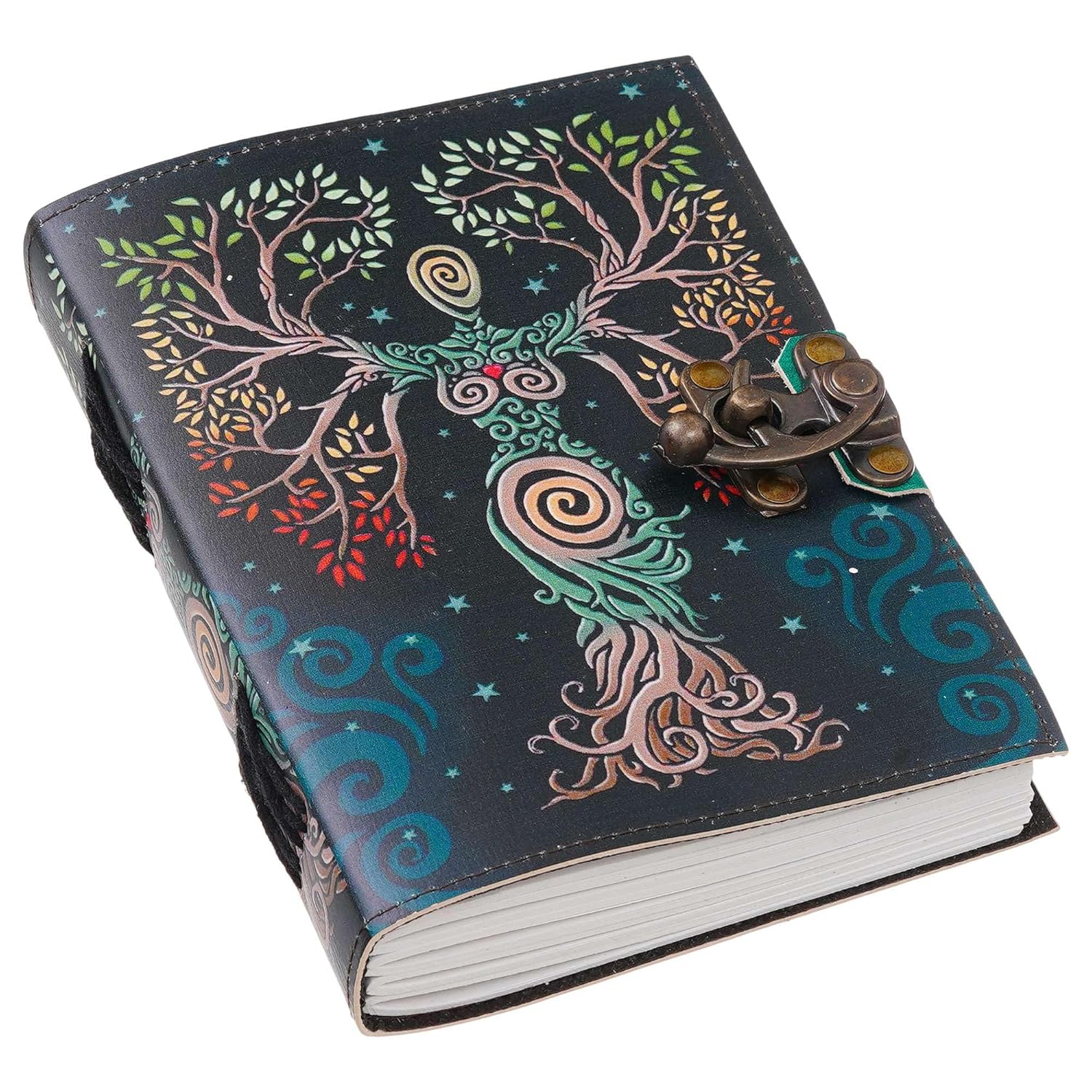 Vintage Handmade Genuine Leather Diary Journal – 200 Blank Pages