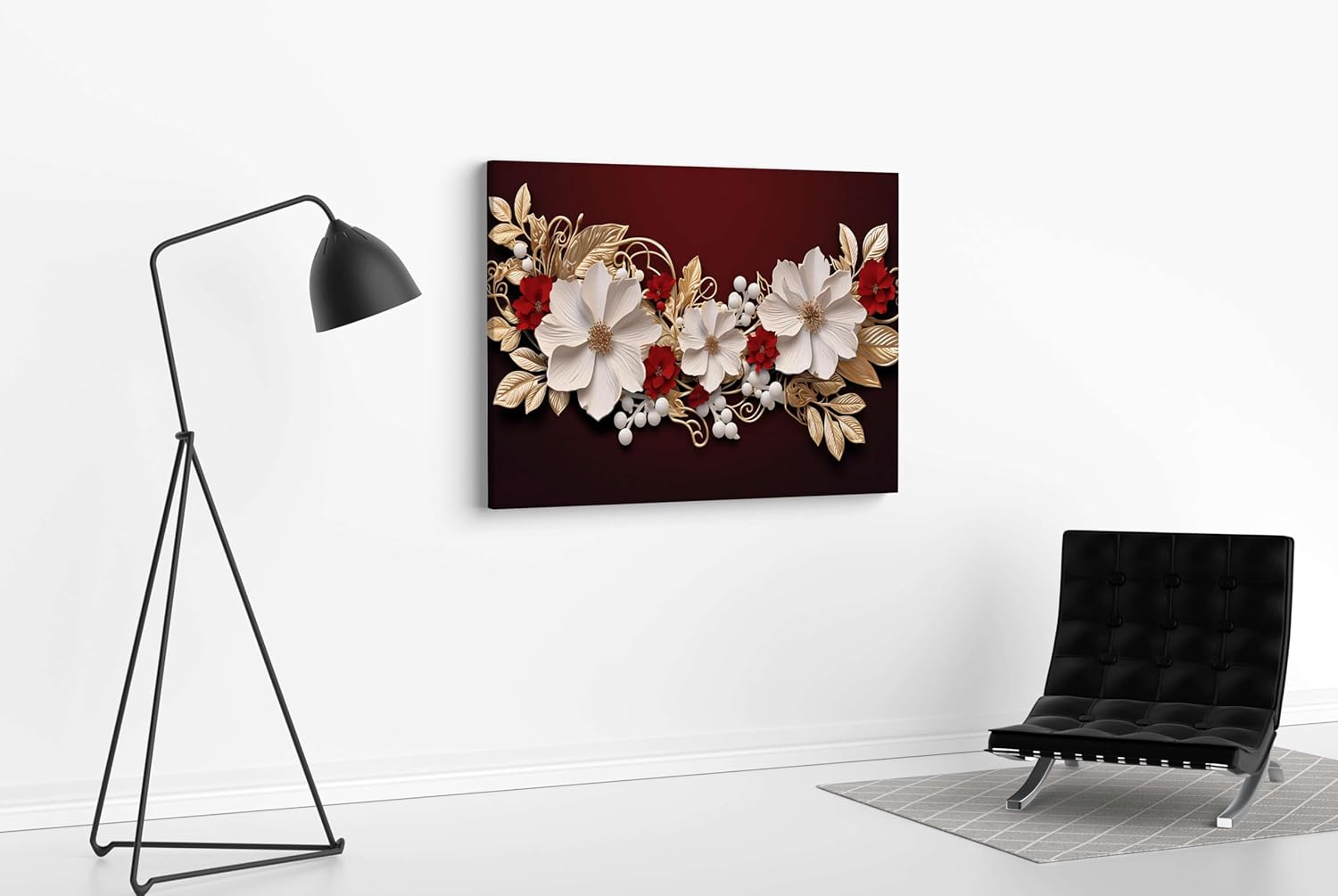 Mandala Art Wall Decor Framed Canvas Painting