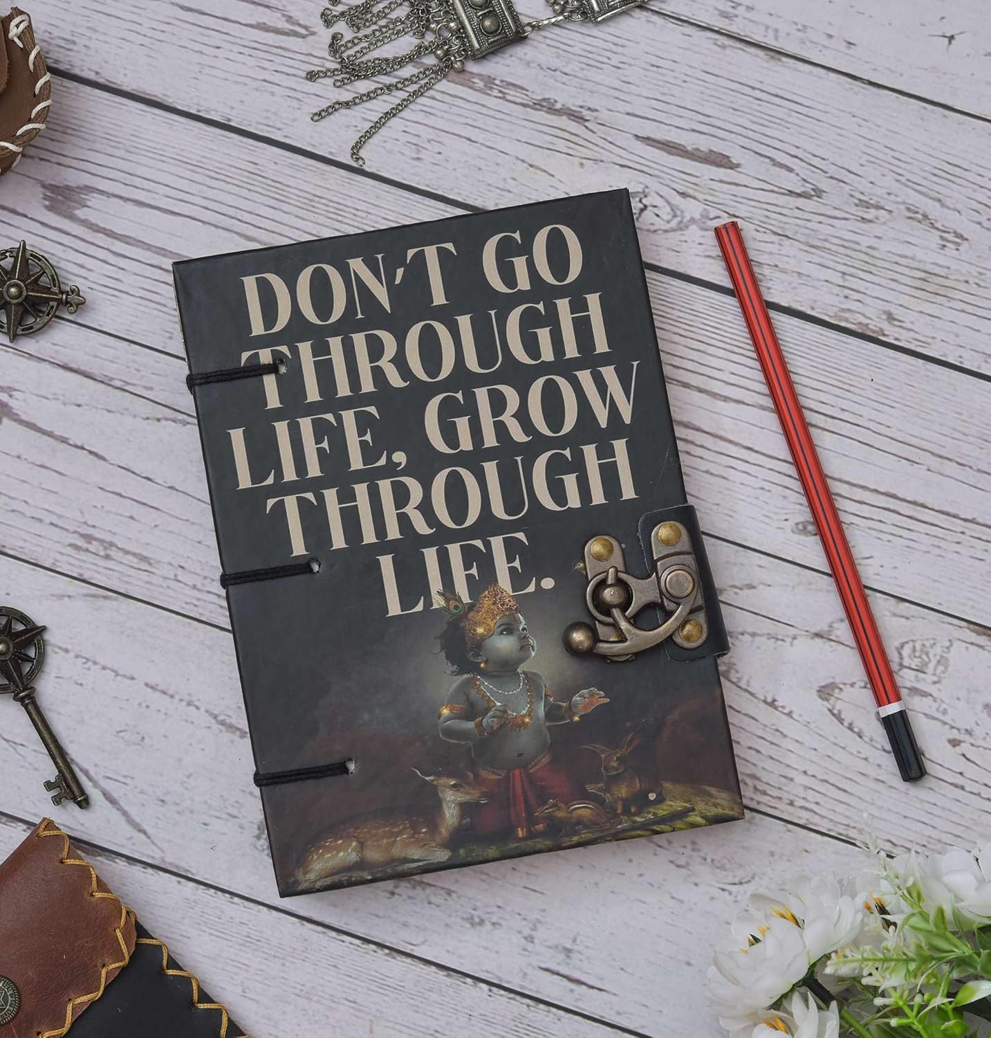 Handcrafted Cardboard Notebook for Sketc...