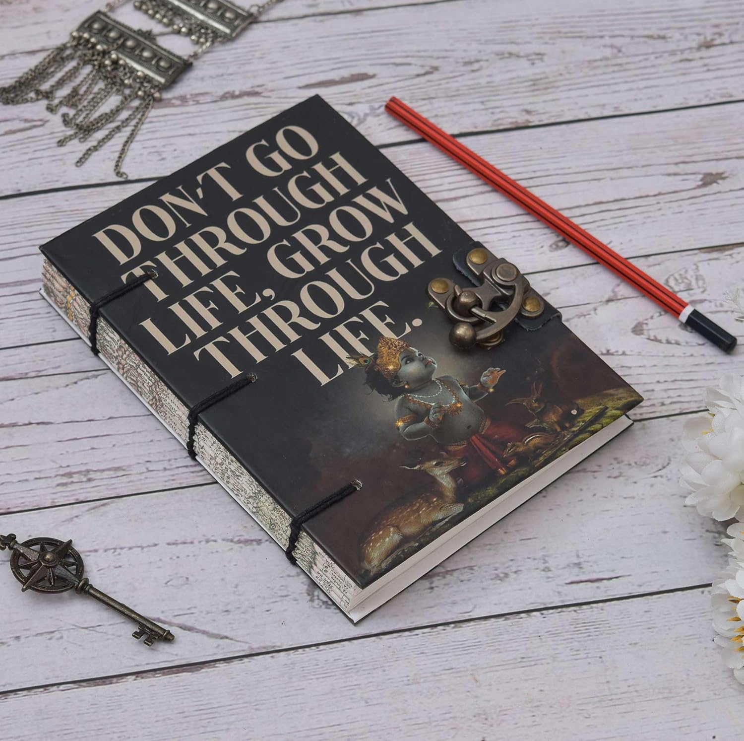 Handcrafted Cardboard Notebook for Sketch and Drawing