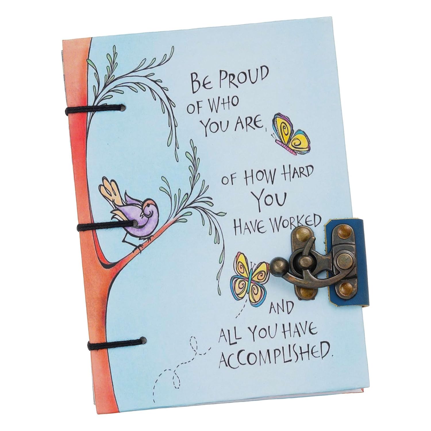 Art Printed String Closure Notebook for Notes and Sketches