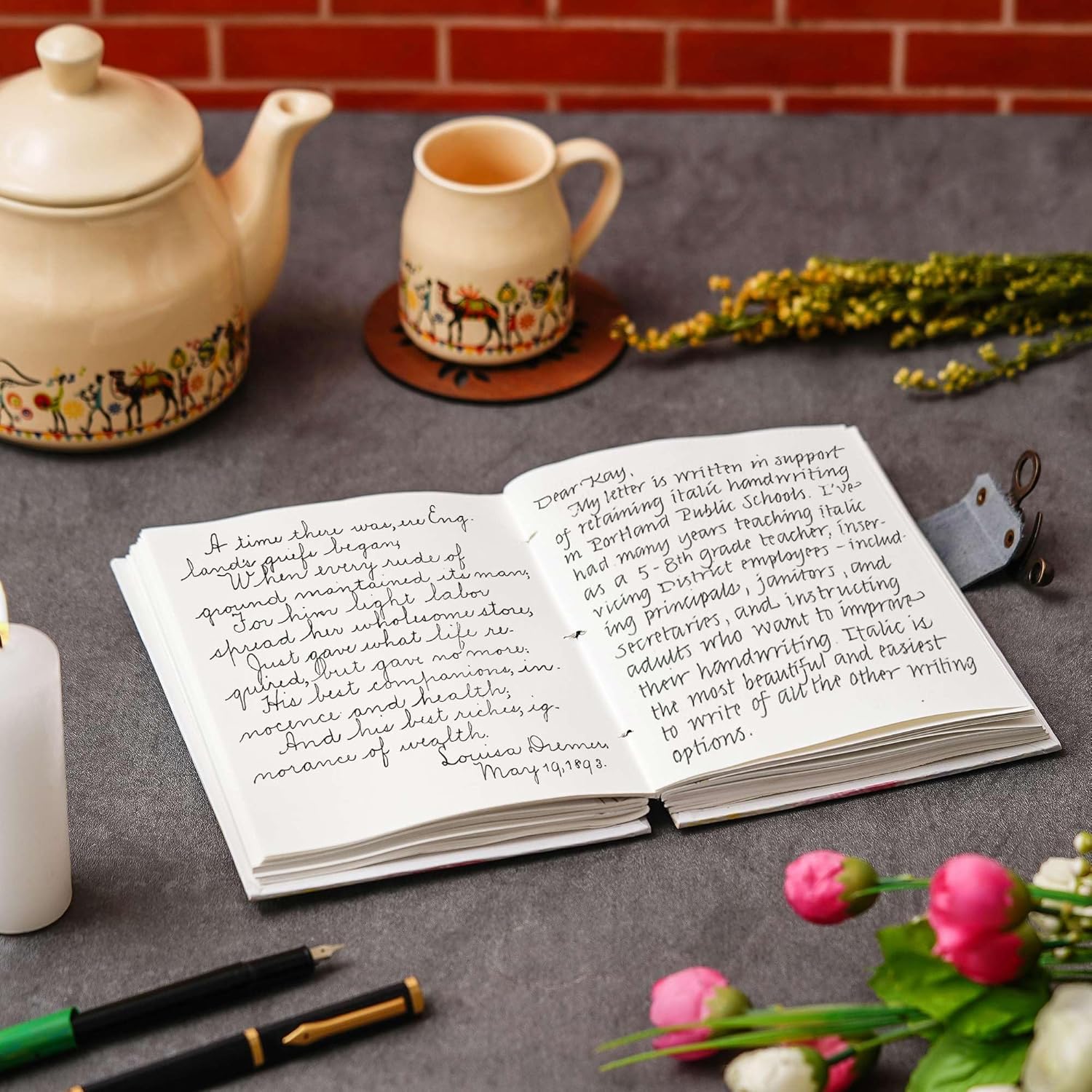 Premium Cardboard Journal with Buckle Closure for Daily Notes